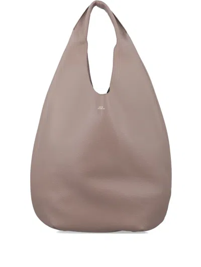 Apc Tote Bags A. P.c. Woman Color Dove Grey