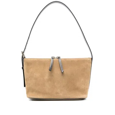 Apc A.p.c. Neutrals Shoulder Bags Women In White