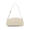 Apc Adjustable-strap Half-moon Shoulder Bag In Neutral
