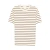 Apc Striped Chest-pocket T-shirt In Multi