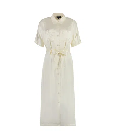 APC A.P.C. TWILL SHORT-SLEEVED SHIRT DRESS