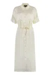 Apc A.p.c. New Drew Shirtdress In Beige