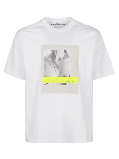 Apc New Haven T-shirt In Dam Jaune Fluo