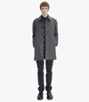 Apc New Pete Raincoat Xl Charcoal Gray In Charcoal Gray
