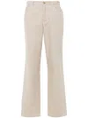 Apc New Sailor Corduroy Straight Trousers In Neutrals