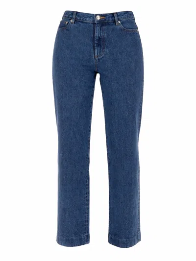 Apc New Sailor Pants In Blue