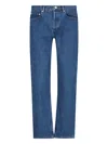 Apc Straight-leg Denim Pants In Blue