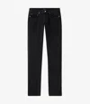 Apc A.p.c. Mens Martin Stonewashed Black Denim Jeans In Stonewashed Black