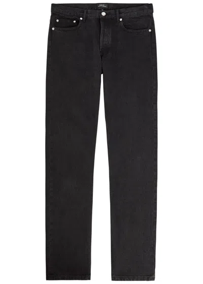 A.p.c. New Standard Straight-leg Jeans In Black