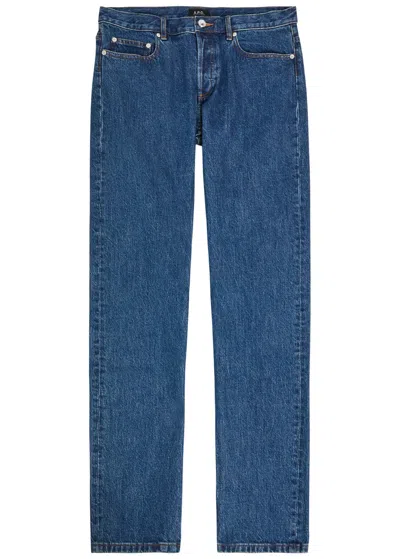 Apc A.p.c. New Standard Straight-leg Jeans In Blue