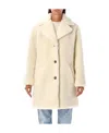 Apc A.p.c. 'nicolette' Teddy Coat In Nude