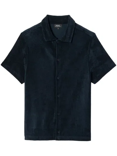 Apc Nicolo Shirt In Blue