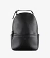 Apc Logo-stamp Faux-leather Backpack In Black