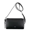 Apc Nino Faux-leather Messenger Bag In Black