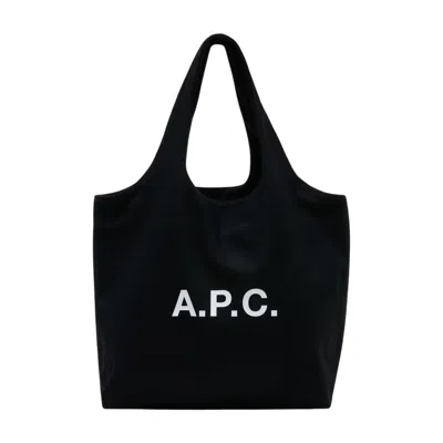 A.P.C. NINON SHOPPER BAG A.P.C. WOOL BLACK