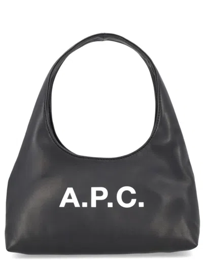 Apc Ninon Baby Bag In Black