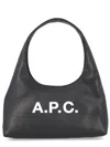 A.p.c. Rectangular Bag Featuring Adjustable Shoulder Strap In Black