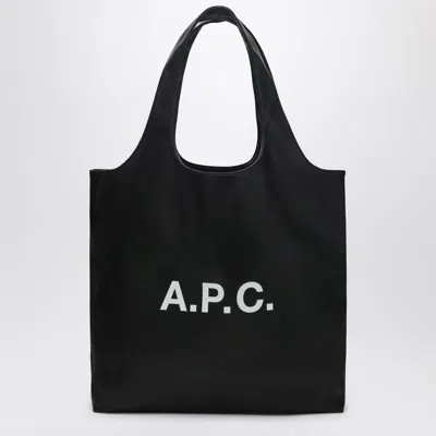 APC A.P.C. NINON BLACK MEDIA TOTE BAG WOMEN