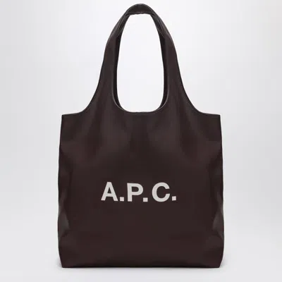Apc A.p.c. Ninon Brown Media Tote Bag Women