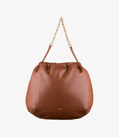 Apc Ninon Chain Bag One Size Black In Brown