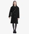 Apc Ninon Coat 40 Black In Black