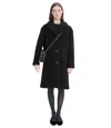 Apc Ninon Coat In Lzz - Black