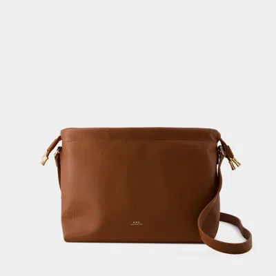 APC NINON CROSSBODY - A.P.C. - SYNTHETIC - HAZELNUT