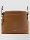 A.p.c. A. P.c. Ninon Drawstring-fastening Shoulder Bag In Brown