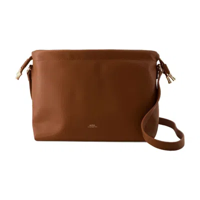 Apc A.p.c. Ninon Crossbody In Brown