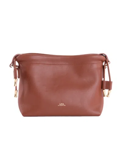 Apc Ninon Drawstring Crossbody Bag In Pink