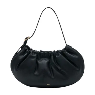 Apc A.p.c. Ninon Hoop Purse In Black