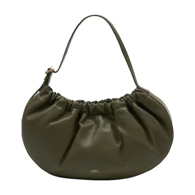 Apc A.p.c. Ninon Hoop Purse In Brown