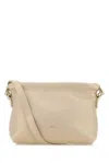 Apc A.p.c. Ninon Logo Embossed Mini Shoulder Bag In Pearl