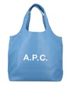 Apc Ninon Medium Tote Bag In Blue