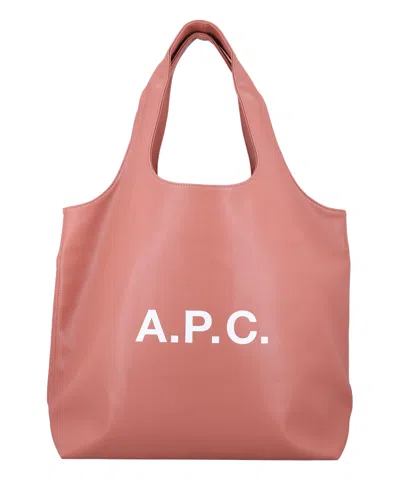 Apc Ninon Medium Tote Bag In Pink