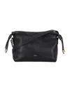 Apc A.p.c. Logo Printed Open Top Shoulder Bag In Black