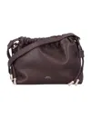 Apc A.p.c. Ninon Mini Crossbody In Brown