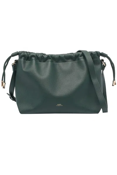 A.p.c. Ninon Mini Bag In Green