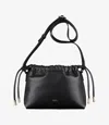 Apc A.p.c. Ninon Mini Shoulder Bag In Black