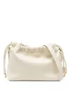 A.p.c. Mini Ninon Drawstring Shoulder Bag In Neutral