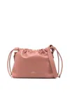 Apc A.p.c. Ninon Mini Drawstring Bags In Pink