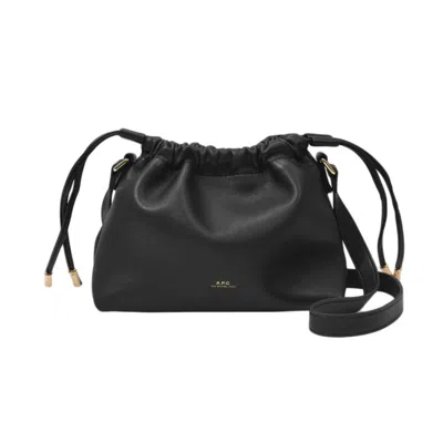 Apc Ninon Mini Hobo Bag - Black - Synthetic