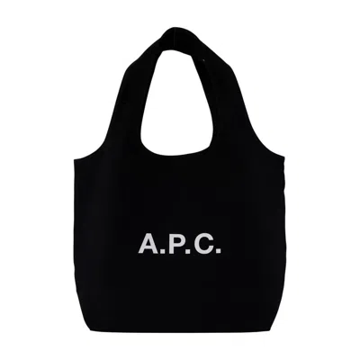 Apc A.p.c. Ninon Shopper Bag - Synthetic - Black