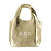 Apc A.p.c. Ninon Shopper Bag In Gold