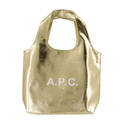 Apc Ninon Shopper Bag - Synthetic - Gold