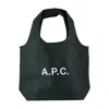 Apc A.p.c. Ninon Shopper Bag In Green