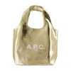 Apc A.p.c. Ninon Small Shopping Bag In Gold