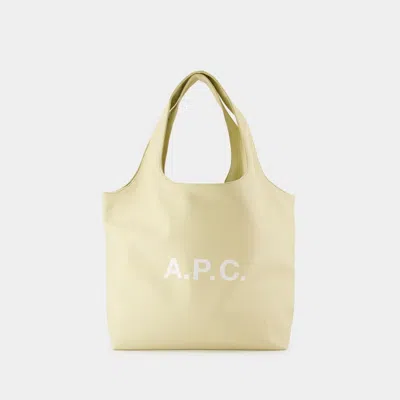A.p.c. Ninon Shopper Bag In Beige