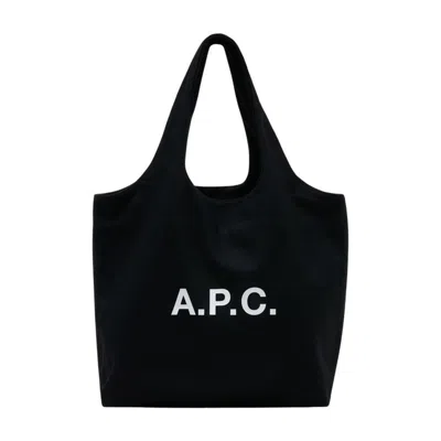 Apc A.p.c. Ninon Shopper Bag In Black