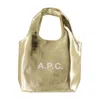 Apc A.p.c. Ninon Small Shopping Bag In Gold
